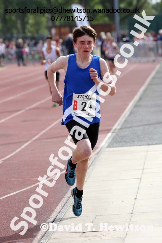 Boys under-15s, Northern Road Relays, Blackpool. Photo: David T. Hewitson/Sports for All Pics